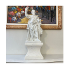 imagem do produto Escultura São Paulo em Mármore Branco 61cm IMP344 Para Ambientes Religiosas 