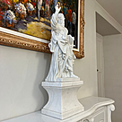 imagem do produto Escultura São Paulo em Mármore Branco 61cm IMP344 Para Ambientes Religiosas 