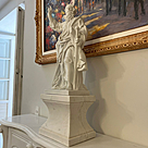 imagem do produto Escultura São Paulo em Mármore Branco 61cm IMP344 Para Ambientes Religiosas 
