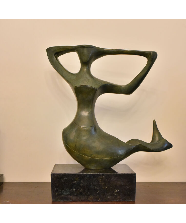 imagem do produto Escultura Sereia de Bronze 58cm - EBZ544