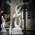 imagem do produto Escultura Sinfonia do Mármore Branco 160cm - EMP732 Destaque Escultural para Paisagismo