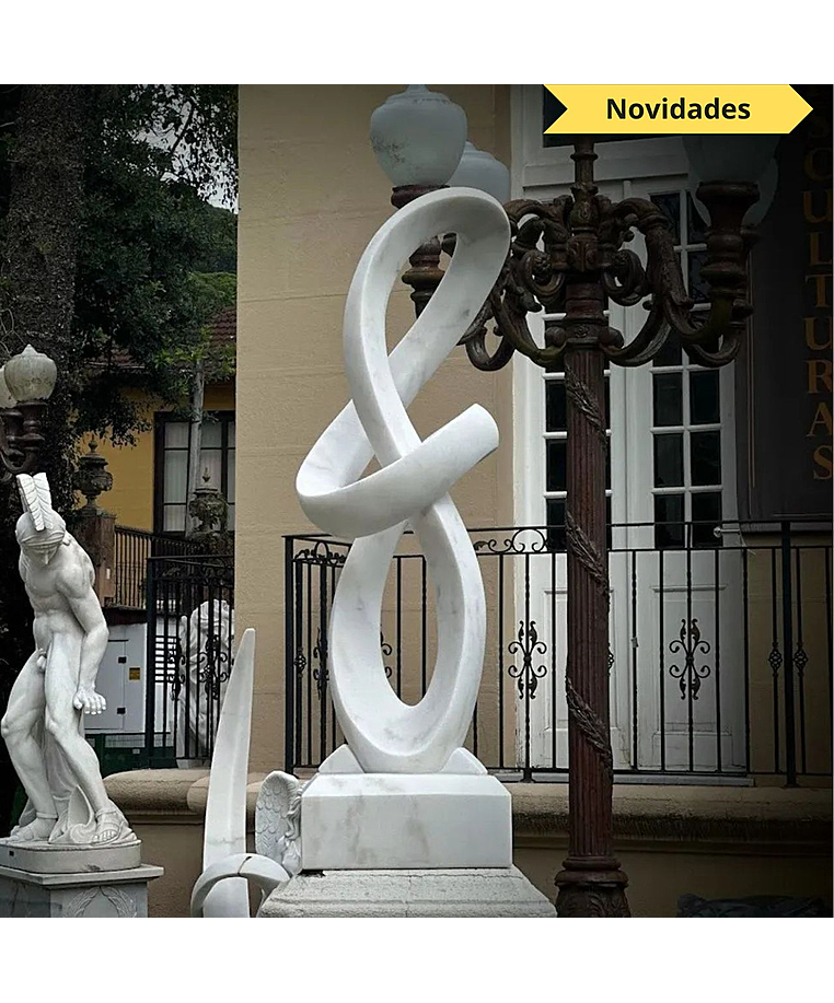 imagem do produto Escultura Sinfonia do M�rmore Branco 160cm - EMP732