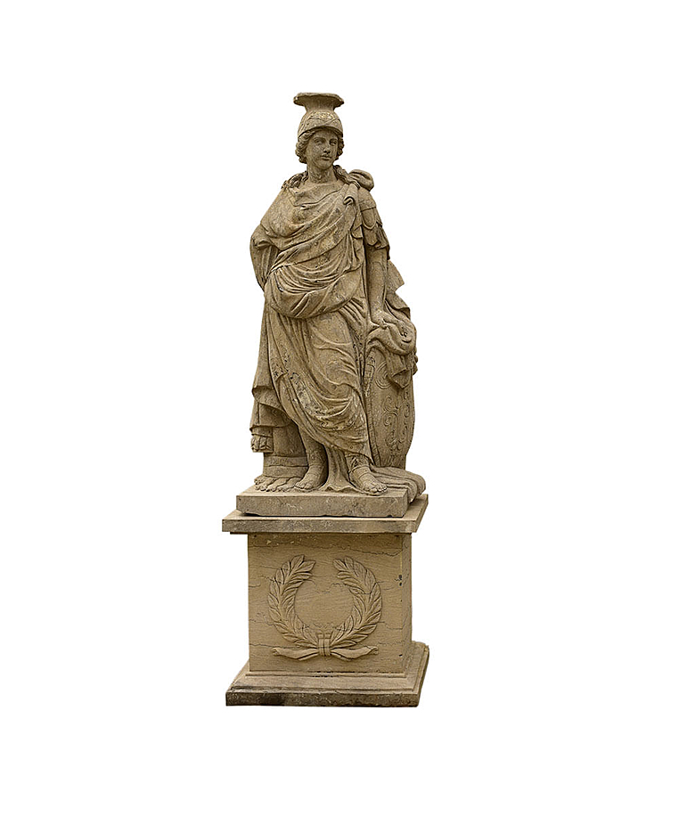 imagem do produto Escultura Soldado Romano com Escudo 230cm EMP427 Força e Honra Imperial