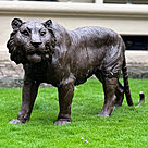 imagem do produto Escultura Tigre em Bronze 190cm - VRBZ349 Imponência e Realismo