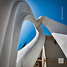 imagem do produto Escultura Tra�o Soberano M�rmore Branco 150cm - EMP748