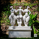 imagem do produto Escultura Trindade Serena M�rmore Branco 100cm - EMP746