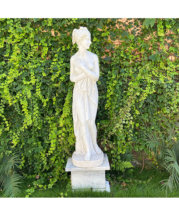 imagem do produto Escultura Vênus Italica em Mármore 154cm - EMP487 Presença Marcante no Paisagismo
