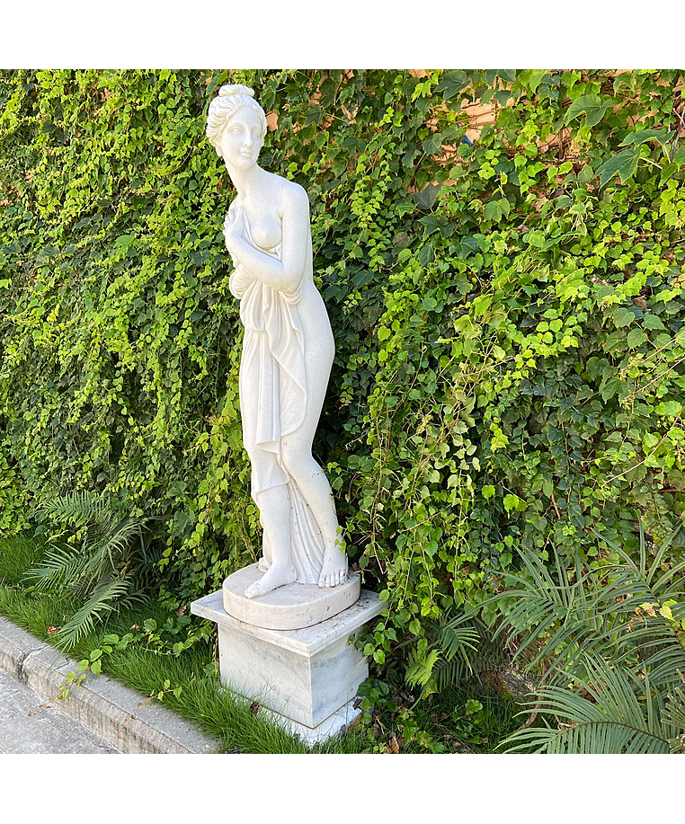 imagem do produto Escultura Vênus Italica em Mármore 154cm - EMP487 Presença Marcante no Paisagismo