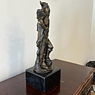 imagem do produto Escultura Viking em Bronze 48cm EBZ586 Força e Tradição Nórdica