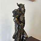 imagem do produto Escultura Viking em Bronze 48cm EBZ586 Força e Tradição Nórdica
