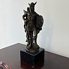 imagem do produto Escultura Viking em Bronze 48cm EBZ586 Força e Tradição Nórdica