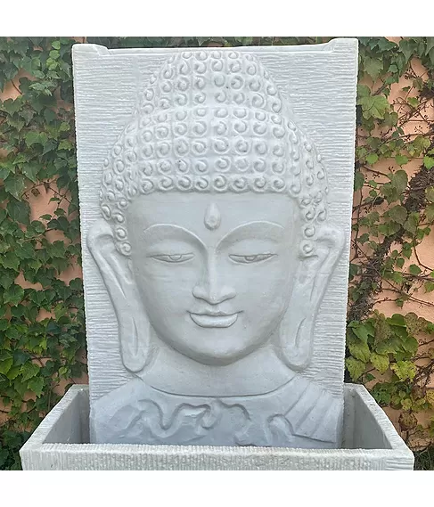 imagem de Fonte a Face do Buda 100cm - FML159 Serenidade e Sofisticação para Jardins