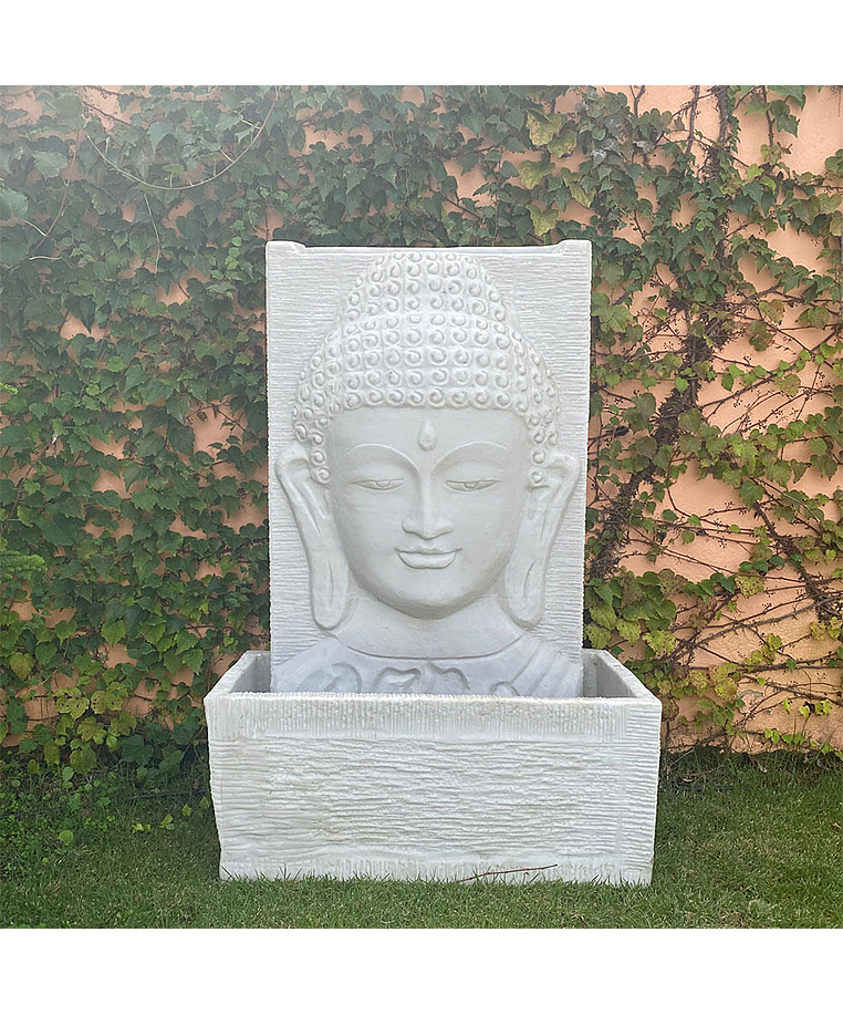 imagem do produto Fonte a Face do Buda 100cm - FML159 Serenidade e Sofisticação para Jardins