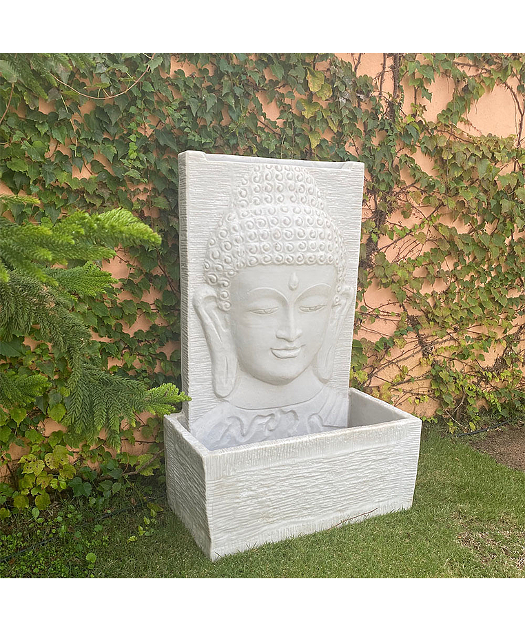imagem do produto Fonte a Face do Buda 100cm - FML159 Serenidade e Sofisticação para Jardins
