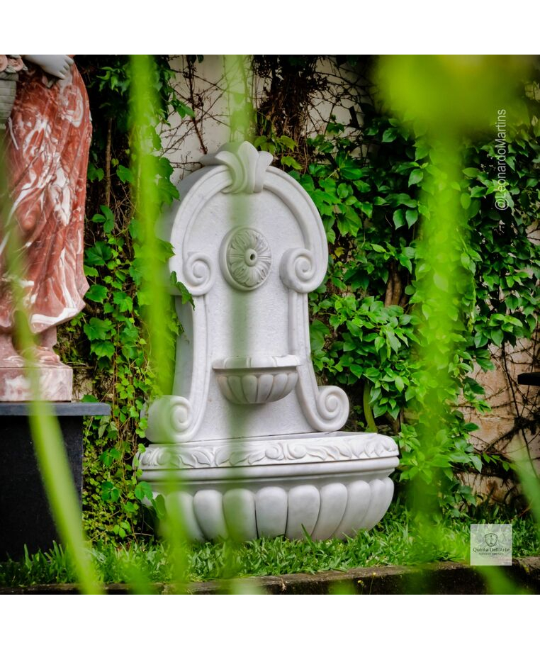 imagem do produto Fonte Amalfi Mármore Branco 130cm - FMP370 Estilo Clássico e Refinado