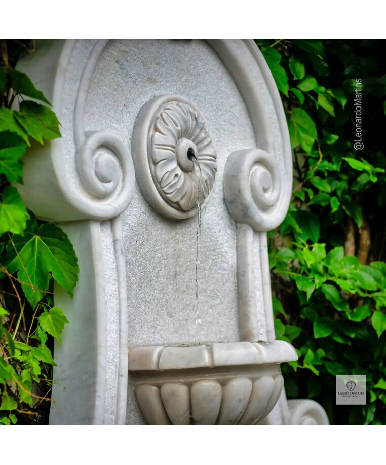 imagem do produto Fonte Amalfi Mármore Branco 130cm - FMP370 Estilo Clássico e Refinado