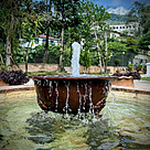 imagem do produto Fonte Bacião Moderno em Ferro Fundido 45cm - FF155 Design Contemporâneo para Jardins