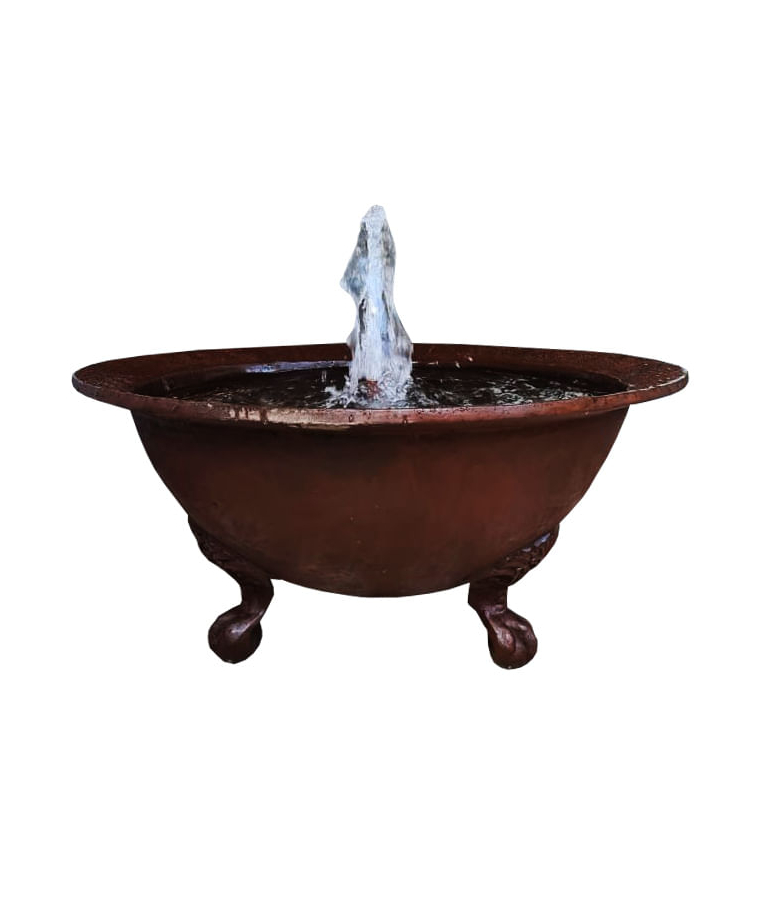 imagem do produto Fonte Bacião Moderno em Ferro Fundido 45cm - FF155 Design Contemporâneo para Jardins