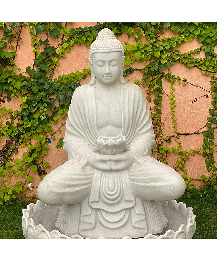imagem do produto Fonte Buda Flor de Lotus 145cm - FML177