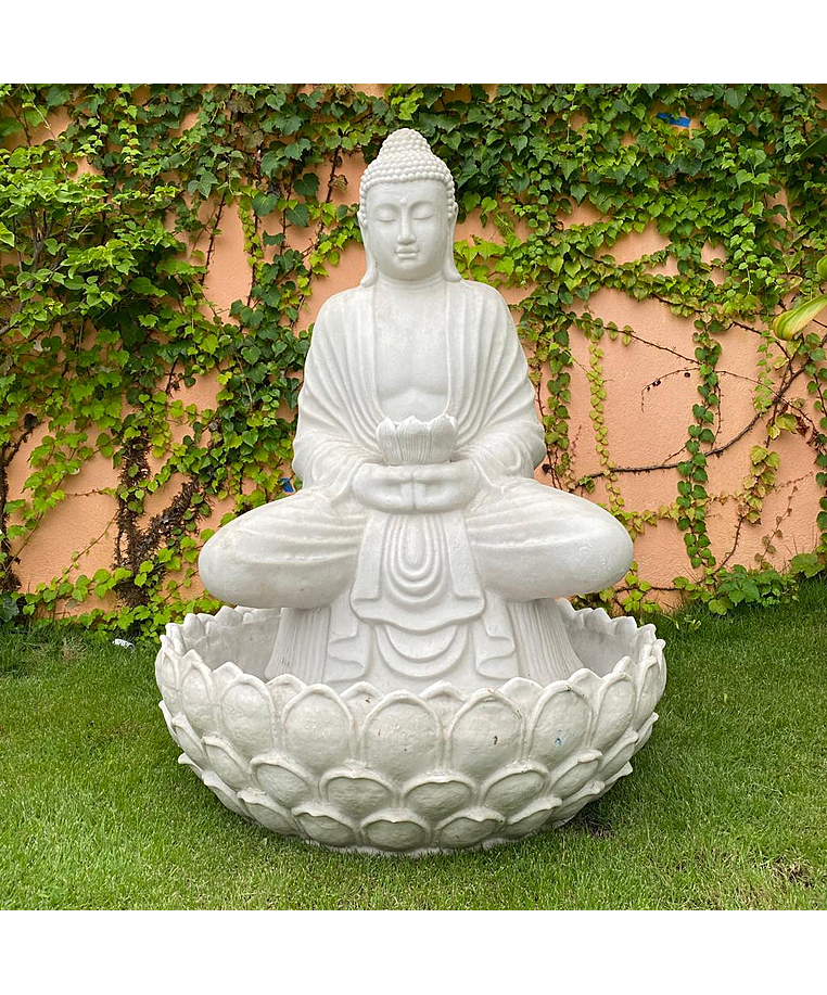 imagem do produto Fonte Buda Flor de Lotus 145cm - FML177