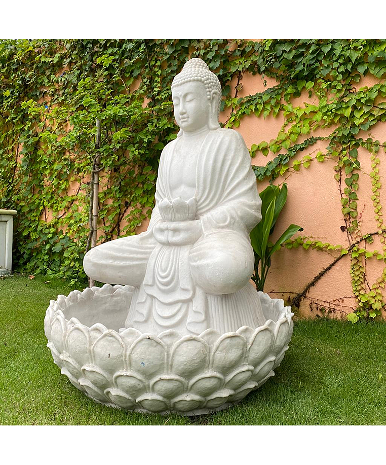 imagem do produto Fonte Buda Flor de Lotus 145cm - FML177