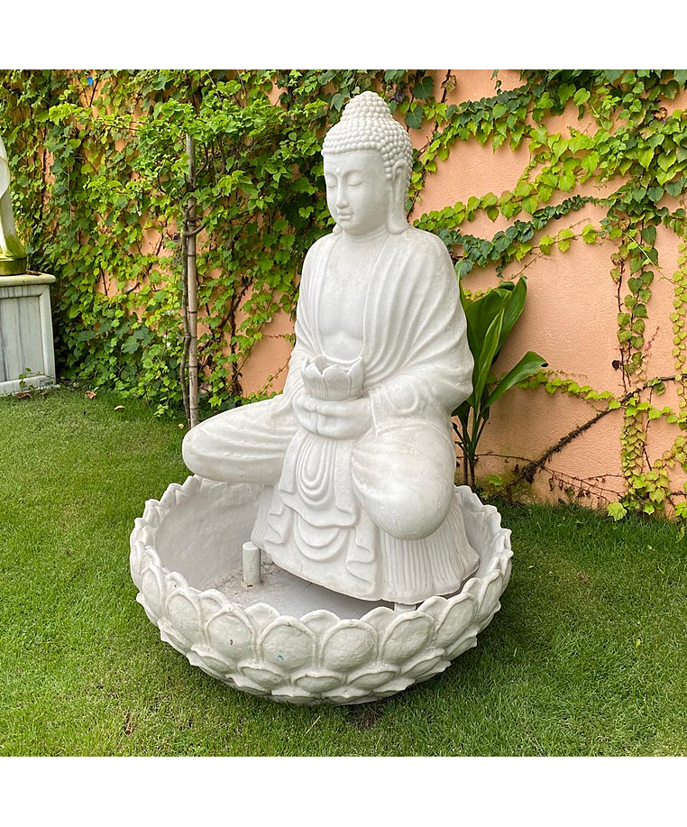 imagem do produto Fonte Buda Flor de Lotus 145cm - FML177