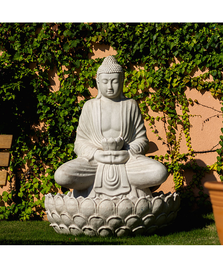 imagem do produto Fonte Buda Flor de Lotus 145cm - FML177
