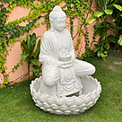 imagem do produto Fonte Buda Flor de Lotus 145cm - FML177