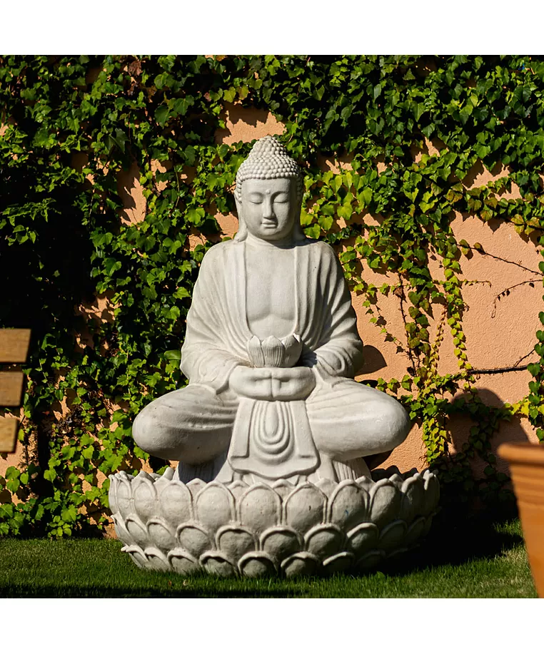 imagem do produto Fonte Buda Flor de Lotus 145cm - FML177
