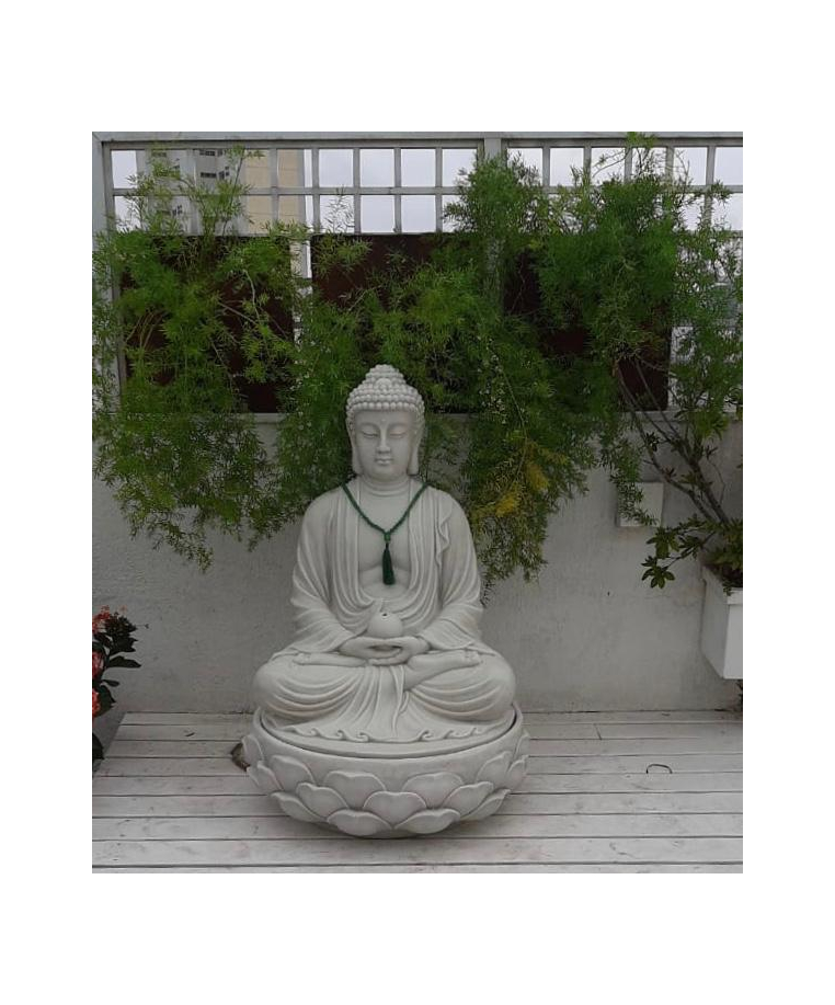 imagem do produto Fonte Buda Flor de Lotus 90cm - FML092