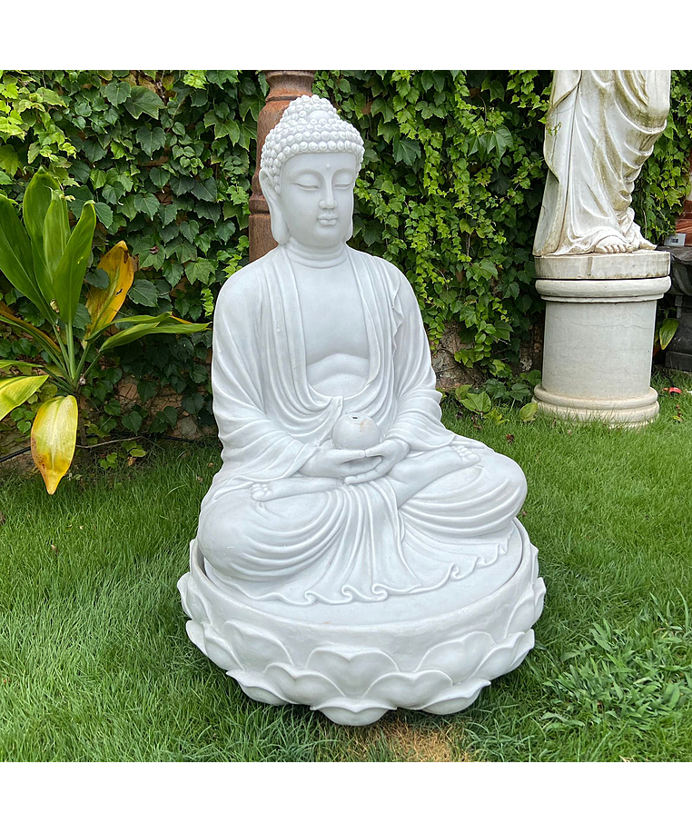 imagem do produto Fonte Buda Flor de Lotus 90cm - FML092