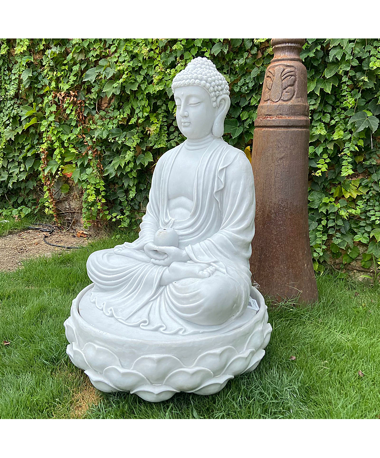 imagem do produto Fonte Buda Flor de Lotus 90cm - FML092