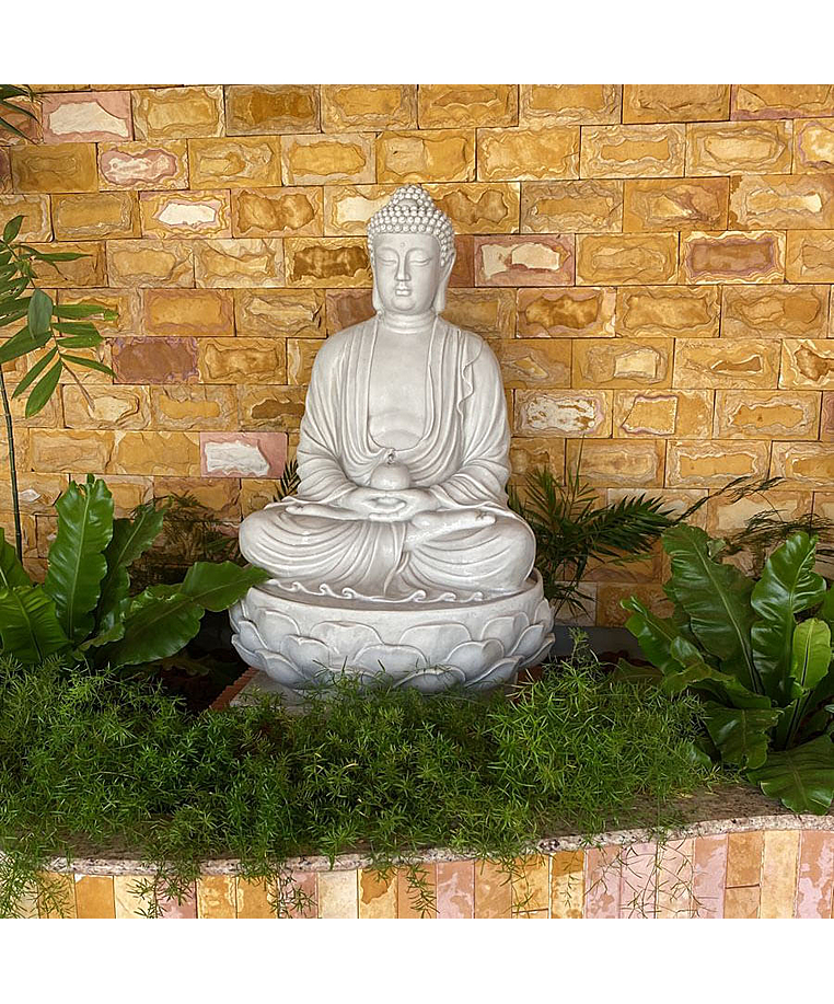 imagem do produto Fonte Buda Flor de Lotus 90cm - FML092