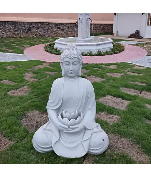 imagem de Fonte Buda Lotus 100cm - FML171