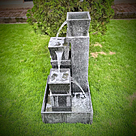 imagem do produto Fonte Cascata Contemporânea em Granito 125cm - FMP539 Design Sofisticado