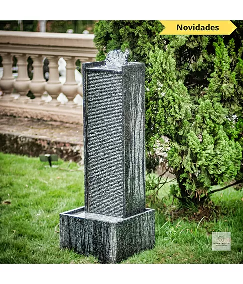 imagem de Fonte Cristal em Fluxo Granito 110cm - FMP358 Sofisticação para Jardins