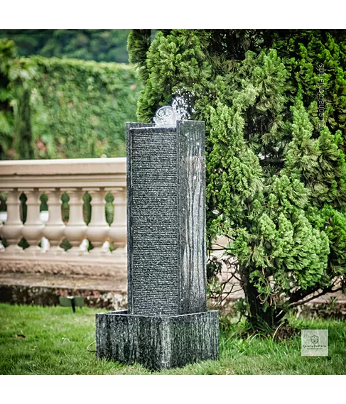 imagem de Fonte Cristal em Fluxo Granito 110cm - FMP358 Sofisticação para Jardins