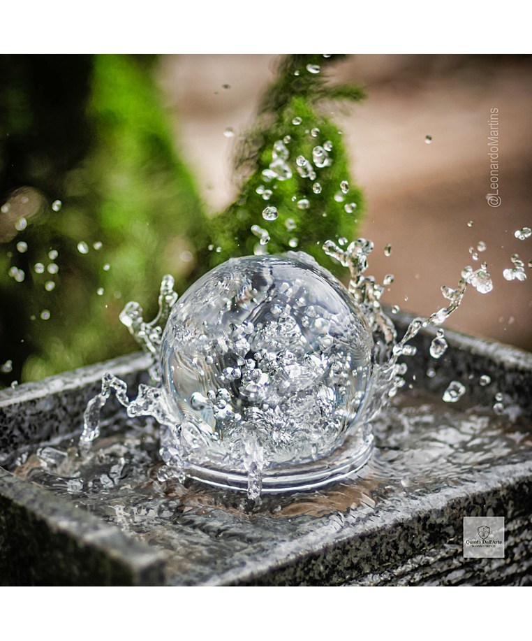 imagem do produto Fonte Cristal em Fluxo Granito 110cm - FMP358 Sofisticação para Jardins