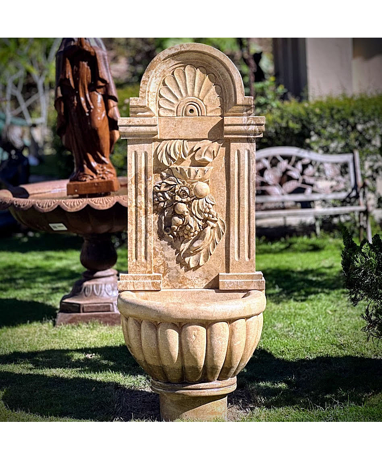 imagem do produto Fonte de Parede Autunno em Mármore 150cm - FMP247 Elegância Atemporal 