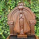 imagem do produto Fonte de Parede N.S de Aparecida em Ferro Fundido 120cm - FF202 Arte Rústica