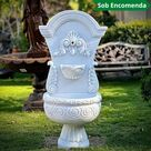 imagem do produto Fonte de Parede Varenna em Mármore 130cm - FMP248 Sofisticação Clássica para Ambientes 