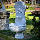 imagem do produto Fonte de Parede Varenna em Mármore 130cm - FMP248 Sofisticação Clássica para Ambientes 