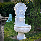 imagem do produto Fonte de Parede Varenna em Mármore 130cm - FMP248 Sofisticação Clássica para Ambientes 