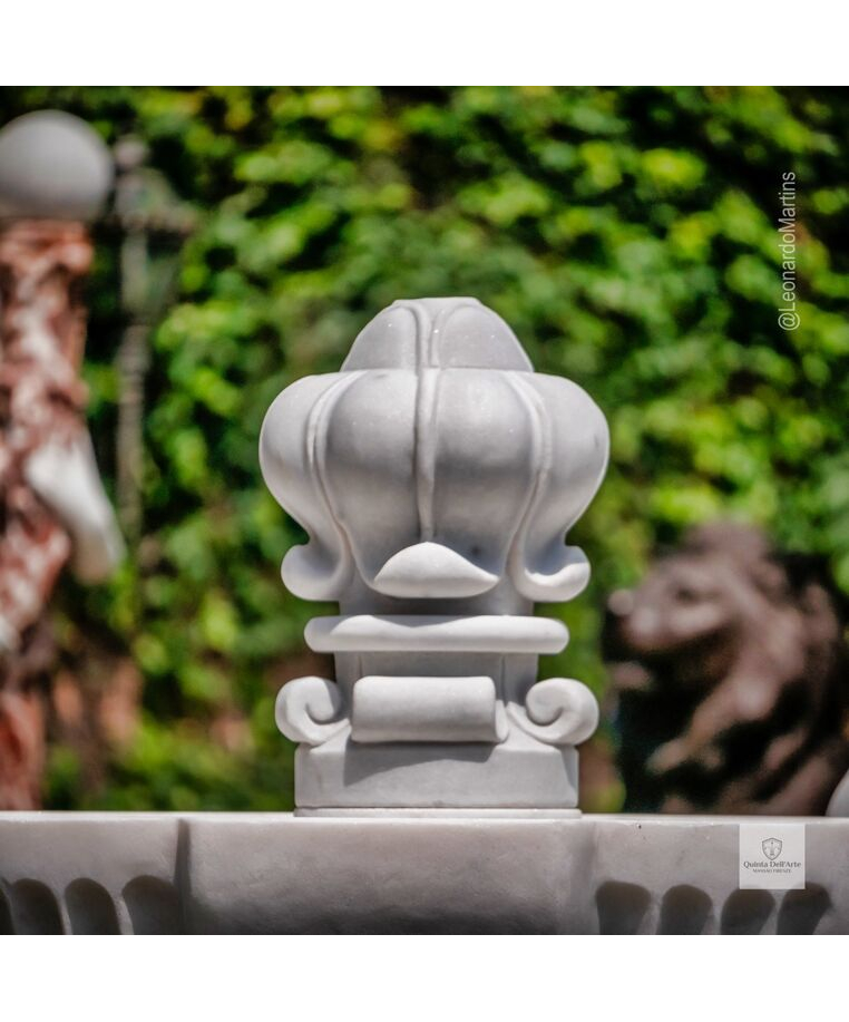 imagem do produto Fonte Lazio Mármore Branco 120cm - FMP398 Elegância para Jardins
