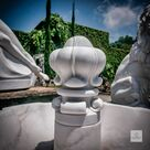 imagem do produto Fonte Lazio Mármore Branco 120cm - FMP398 Elegância para Jardins
