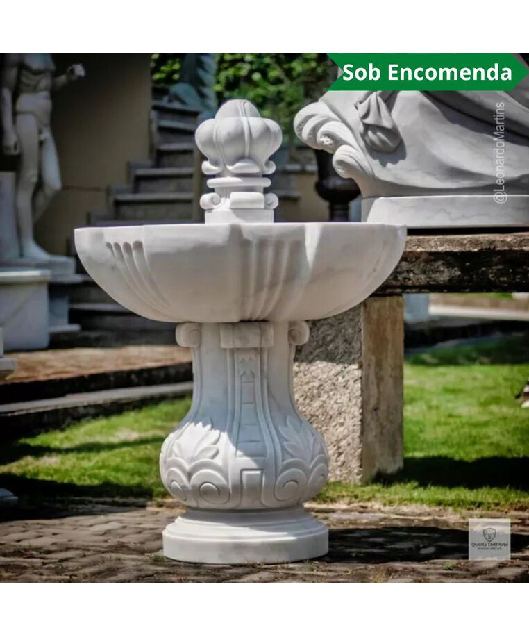 imagem do produto Fonte Lazio M�rmore Branco 120cm - FMP398