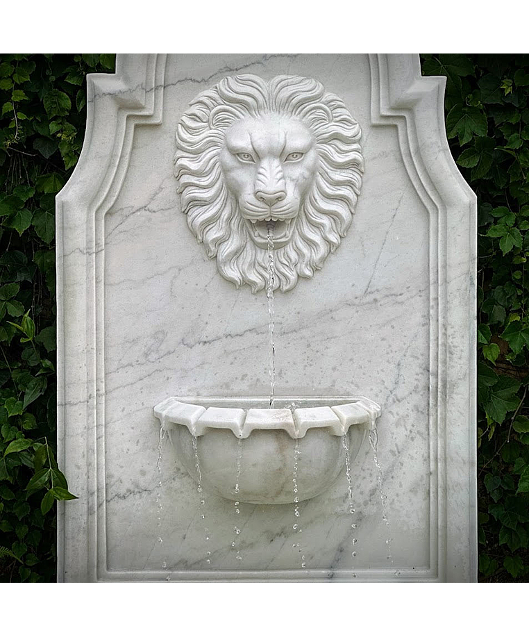 imagem do produto Fonte Lyon Mármore Branco 180cm - FMP371 Elegância e Sofisticação