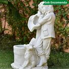 imagem do produto Fonte Menino e Cachorro 75cm - FML075