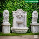 imagem do produto Fonte Milano Mármore Branco 160cm - FMP373 Elegância e Sofisticação