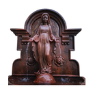 imagem do produto Fonte N.S  das Graças em Ferro Fundido 95cm - FF127 Arte Sacra para Jardins Sofisticados